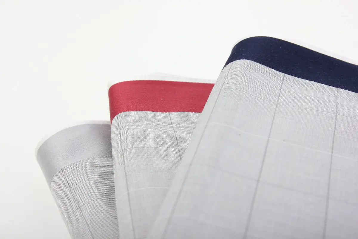 Swan 6 stuks Heren zakdoeken - Grey Lord - Katoenen luxe satijnen zakdoeken Swan 6 stuks Heren zakdoeken - Grey Lord - Katoenen luxe satijnen zakdoeken