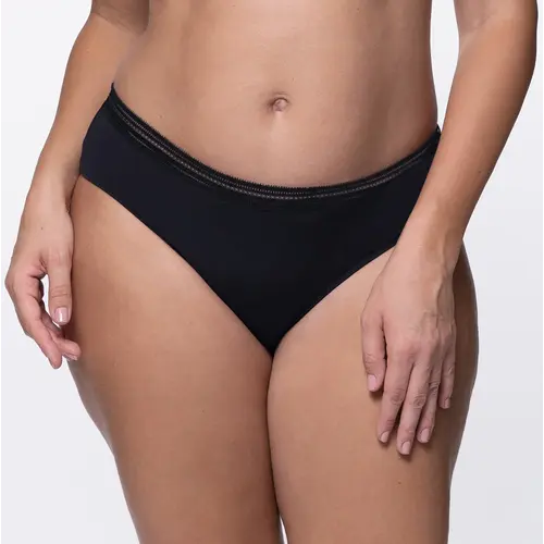 Dorina 3-pack Dames slips zwart biologisch katoen - Gianna Dorina 3-pack Dames slips zwart biologisch katoen - Gianna