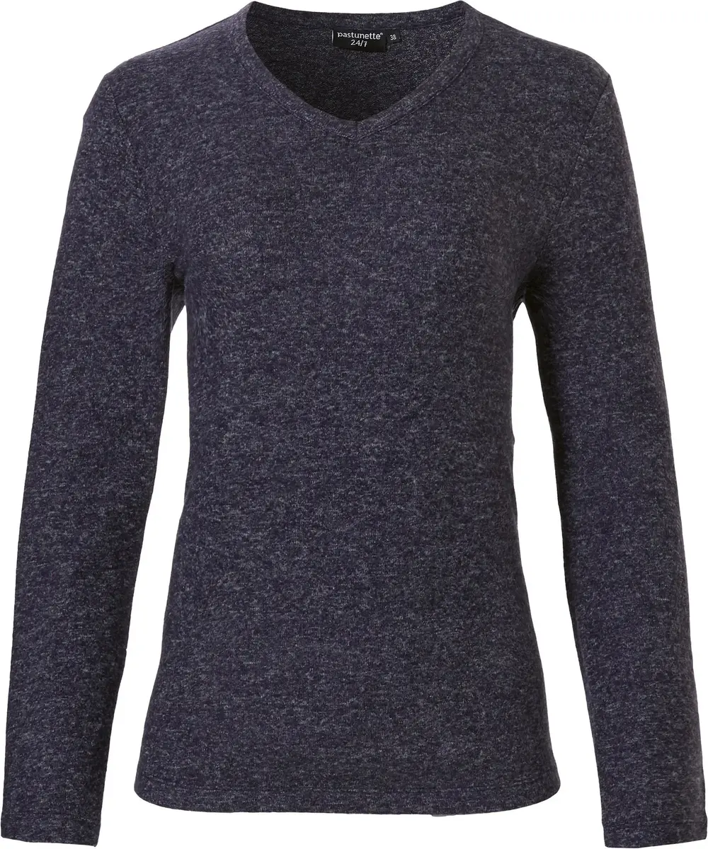 Pastunette 24/7 pyjama shirt dames - Lange mouw - Dark Blue
