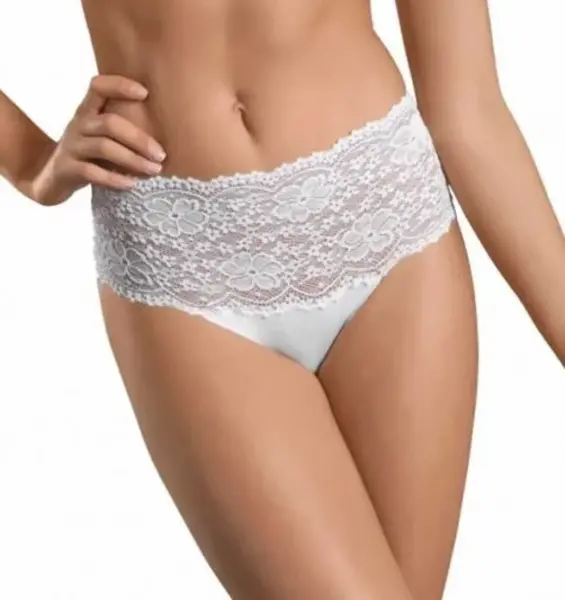 Nina von C kanten dames Taille Slip - Millefleurs - Luxe Hoge maxi slip met kant - Viscose &  modal Nina von C kanten dames Taille Slip - Millefleurs - Luxe Hoge maxi slip met kant - Viscose &  modal