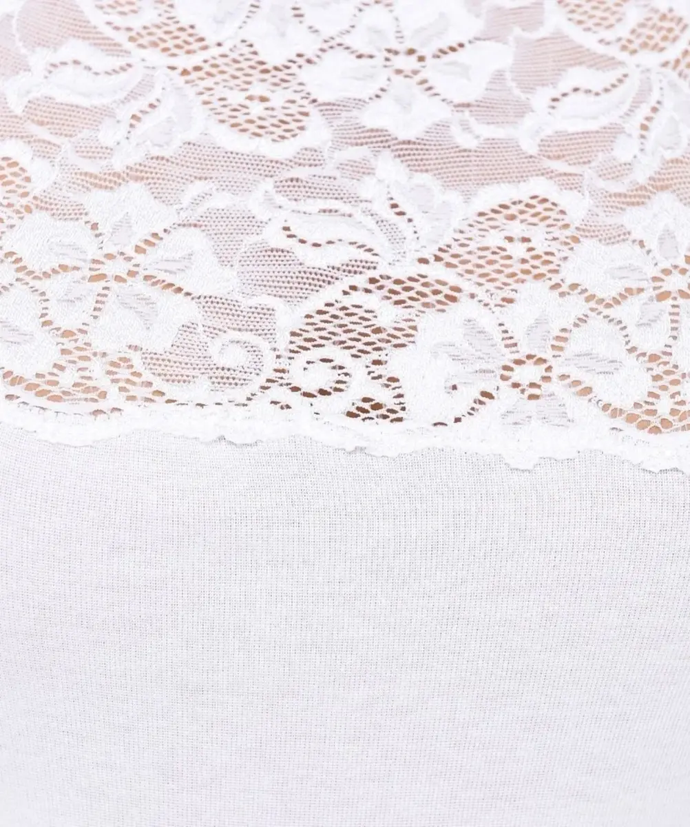 Nina von C dames hemd kant - Modal onderhemd vrouwen - Luxe Singlet met kant Nina von C dames hemd kant - Modal onderhemd vrouwen - Luxe Singlet met kant