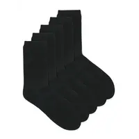 Jack & jones 5-paar  jongens sokken - zwart Jack & jones 5-paar  jongens sokken - zwart