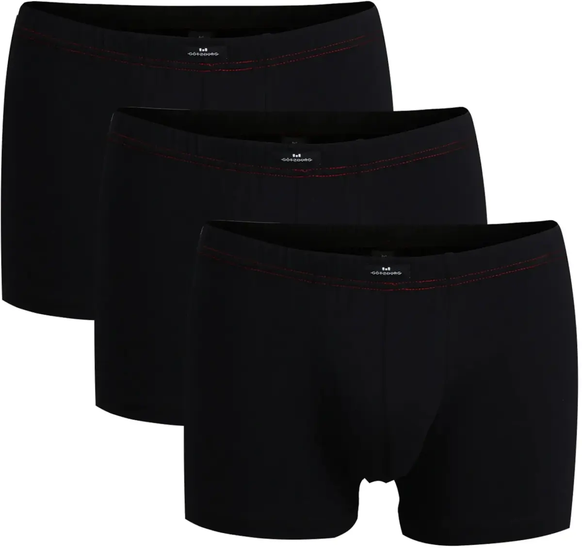Gotzburg 3-pack biologisch katoen - heren boxershorts - Zwarte heren onderbroeken Gotzburg 3-pack biologisch katoen - heren boxershorts - Zwarte heren onderbroeken