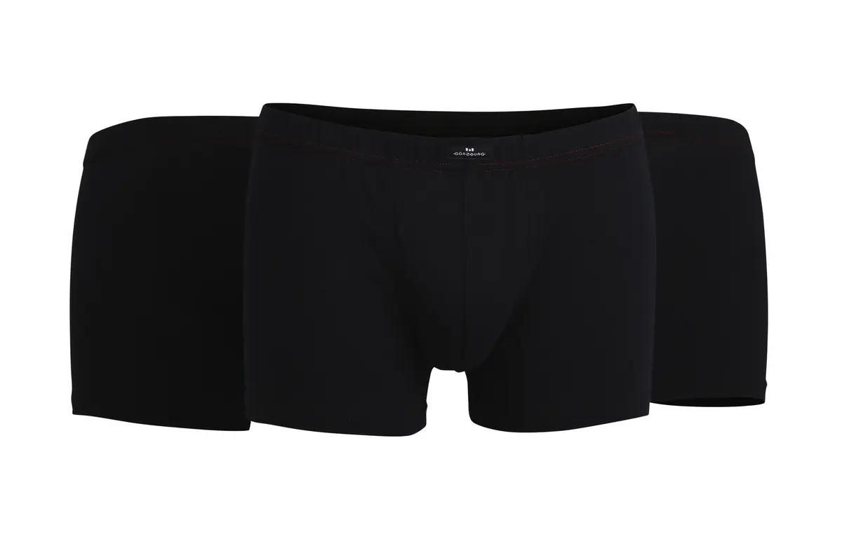 Gotzburg 3-pack biologisch katoen - heren boxershorts - Zwarte heren onderbroeken Gotzburg 3-pack biologisch katoen - heren boxershorts - Zwarte heren onderbroeken