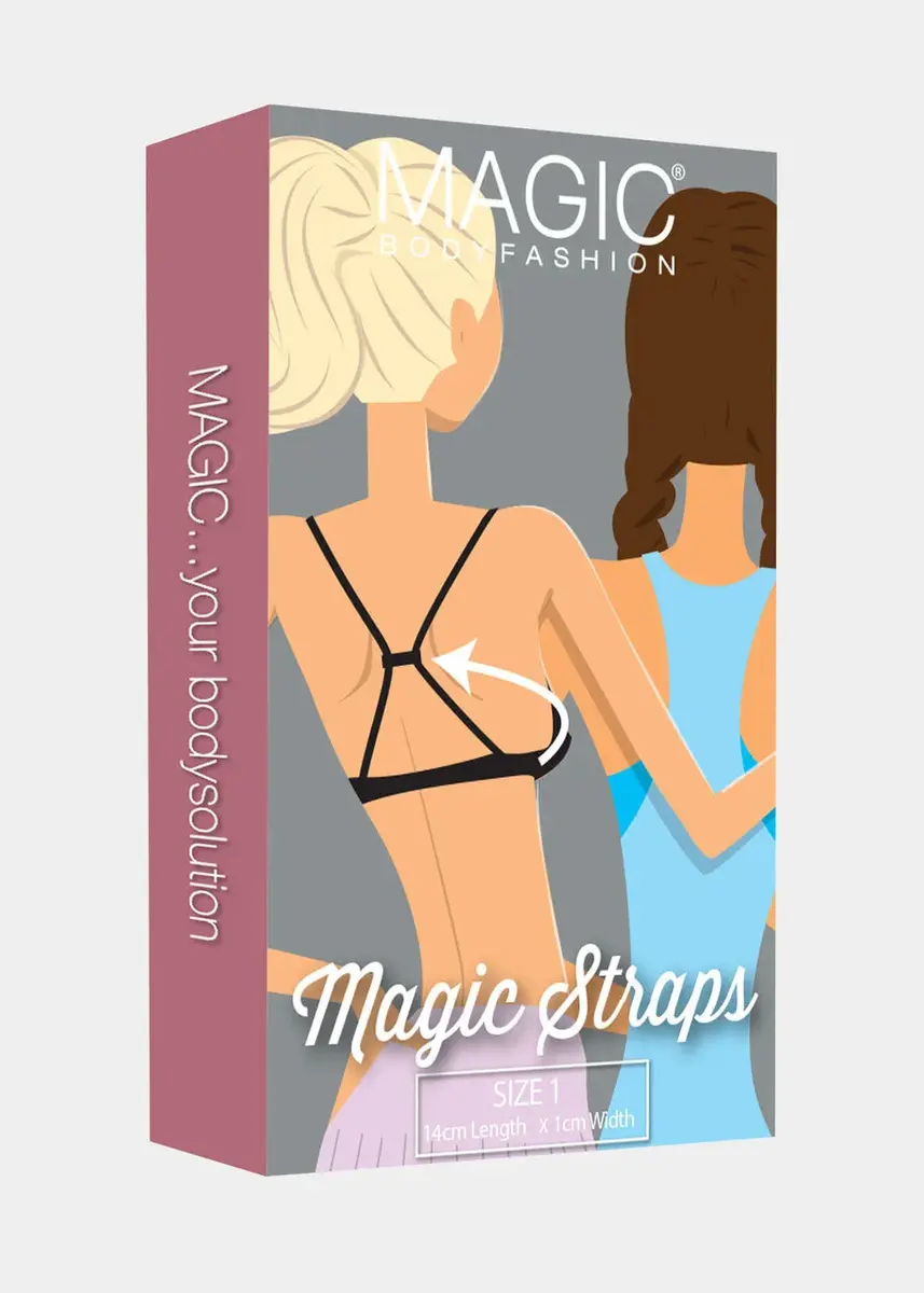 Magic straps - BH Racerback bandjes - 3 stuks - Maakt van jouw bh een racerback bh Magic straps - BH Racerback bandjes - 3 stuks - Maakt van jouw bh een racerback bh