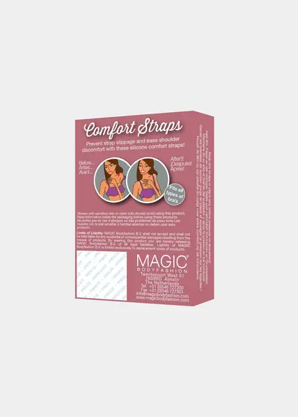 Magic Bodyfashion Comfort bra straps - Siliconen schouderstukjes - Verminder de druk op je schouders - Tegen afzakkende bh bandjes Magic Bodyfashion Comfort bra straps - Siliconen schouderstukjes - Verminder de druk op je schouders - Tegen afzakkende bh bandjes