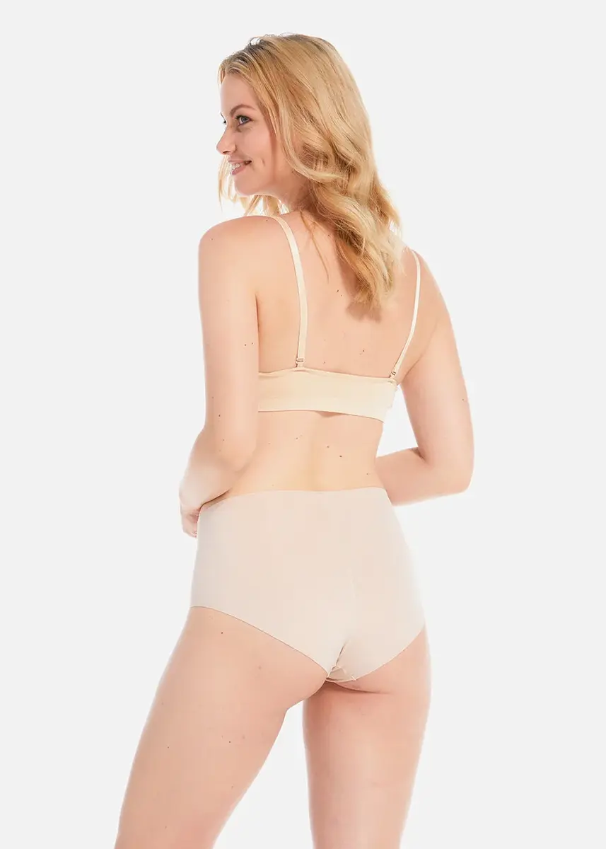 Magic 2-pak Organic Naadloos dames taille slip - Modal invisible seamless maxi slip - Onzichtbaar ondergoed Magic 2-pak Organic Naadloos dames taille slip - Modal invisible seamless maxi slip - Onzichtbaar ondergoed