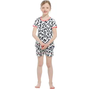 Rebelle meisjes shortama - White Panter Rebelle meisjes shortama - White Panter