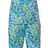 Pastunette dames shortama 3/4 broek - Blue Jungle