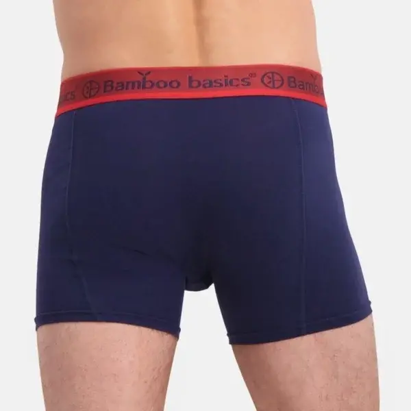 Bamboo Basics 7-pak heren boxers - Rico - Rood/Blauw/Zwart - Bamboe mannen onderbroeken - Huidvriendelijk Bamboo Basics 7-pak heren boxers - Rico - Rood/Blauw/Zwart - Bamboe mannen onderbroeken - Huidvriendelijk