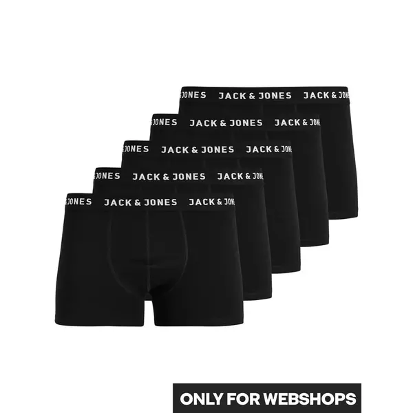 Jack and Jones 5-Pack heren boxershort - Electric Blue - Zwart heren ondergoed - Katoenen onderbroeken Jack and Jones 5-Pack heren boxershort - Electric Blue - Zwart heren ondergoed - Katoenen onderbroeken