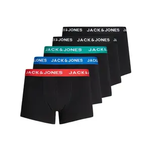 Jack and Jones 5-Pack heren boxershort - Electric Blue - Zwart heren ondergoed - Katoenen onderbroeken Jack and Jones 5-Pack heren boxershort - Electric Blue - Zwart heren ondergoed - Katoenen onderbroeken