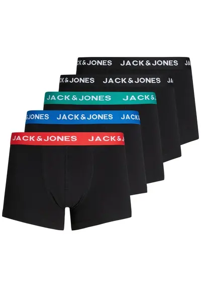 Jack & Jones 5-Pack heren boxershort - Electric Blue Jack & Jones 5-Pack heren boxershort - Electric Blue