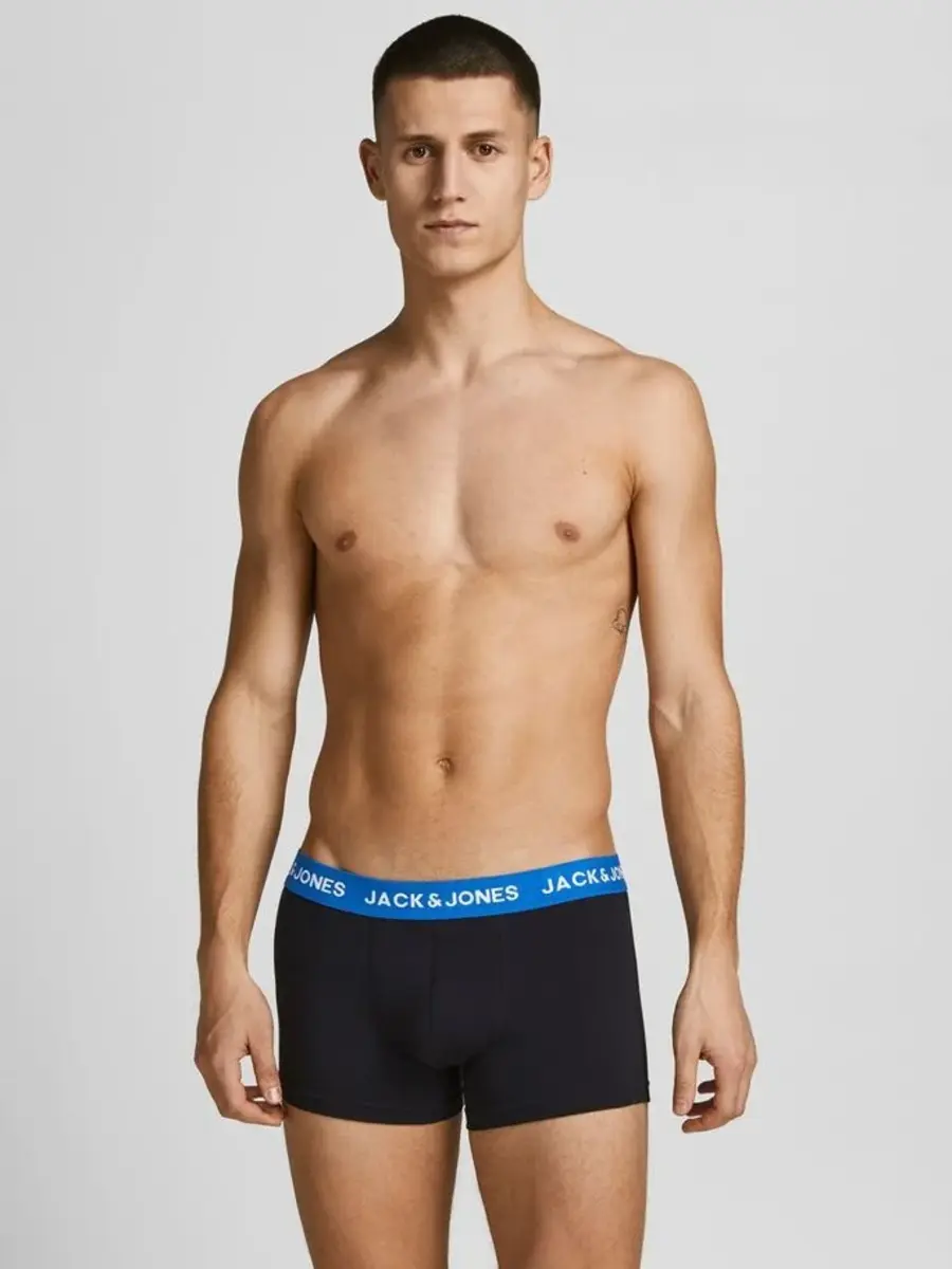 Jack and Jones 5-Pack heren boxershort - Electric Blue - Zwart heren ondergoed - Katoenen onderbroeken Jack and Jones 5-Pack heren boxershort - Electric Blue - Zwart heren ondergoed - Katoenen onderbroeken