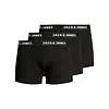 Jack & Jones 3-Pack heren boxershort - Black