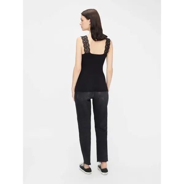 Pieces 2-Pack dames hemd kant - Lace Top - Barbera - Maat XS zwart Pieces 2-Pack dames hemd kant - Lace Top - Barbera - Maat XS zwart