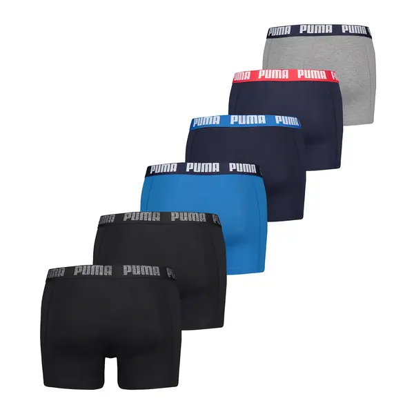 Puma 6-pack Heren Boxershorts - Combi - Multipack heren onderbroeken katoen - Mannen Ondergoed Puma 6-pack Heren Boxershorts - Combi - Multipack heren onderbroeken katoen - Mannen Ondergoed