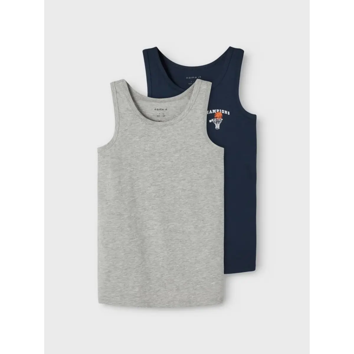 Name it jongens hemden 2-Pack - Dark Sapphire - Onderhemd kind