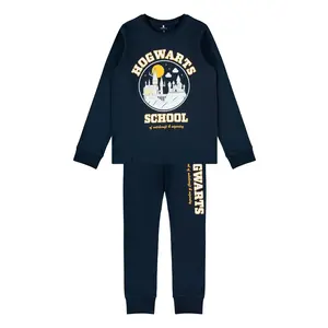 Name it jongens pyjama katoen - Harry Potter - HogWarts - Donkerblauw Name it jongens pyjama katoen - Harry Potter - HogWarts - Donkerblauw