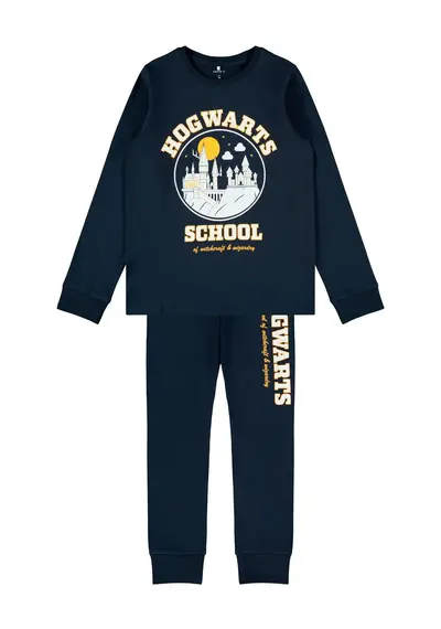 Name it jongens pyjama - Harry Potter - HogWarts - Blauw