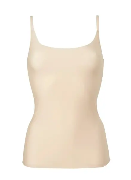 Magic licht corrigerend naadloos hemd smalle bandjes - Shapewear singlet huidskleur Magic licht corrigerend naadloos hemd smalle bandjes - Shapewear singlet huidskleur