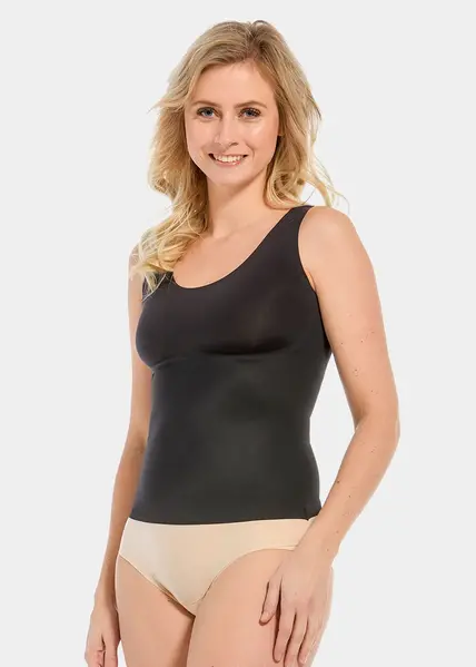 Magic corrigerend hemd brede bandjes 01DT - Naadloos Shapewear onderhemd buik corrigerend