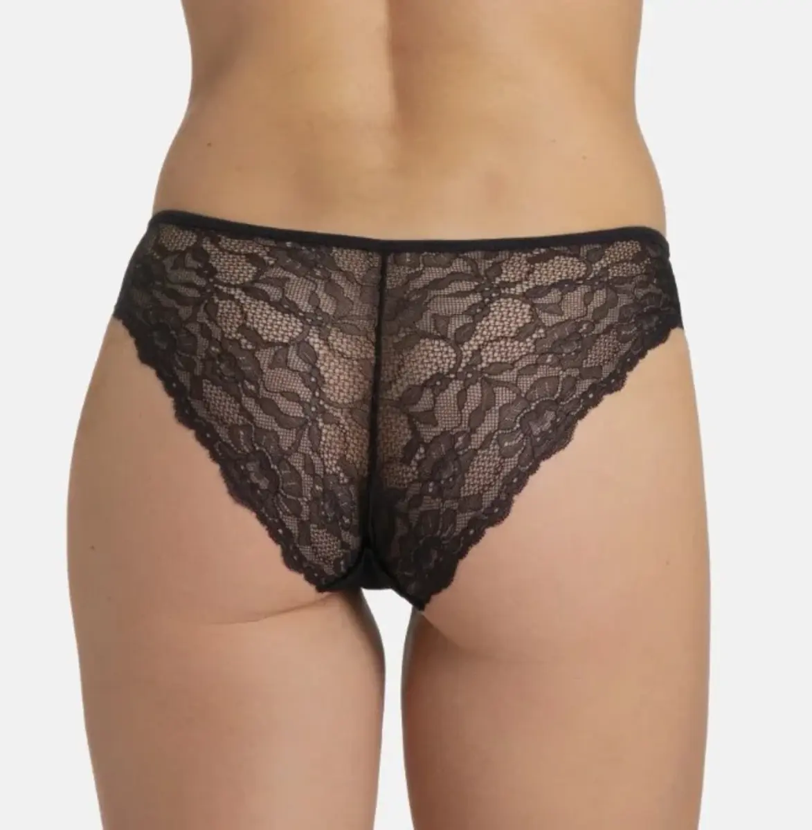 Dorina slips 3-pack Crystal - kant - Zwart/Huidskleur Dorina slips 3-pack Crystal - kant - Zwart/Huidskleur