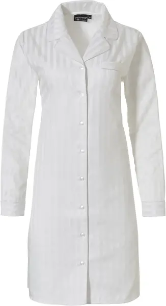 Pastunette dames nachthemd Satijn - Creme - Dames nachtkleding lange mouw Pastunette dames nachthemd Satijn - Creme - Dames nachtkleding lange mouw