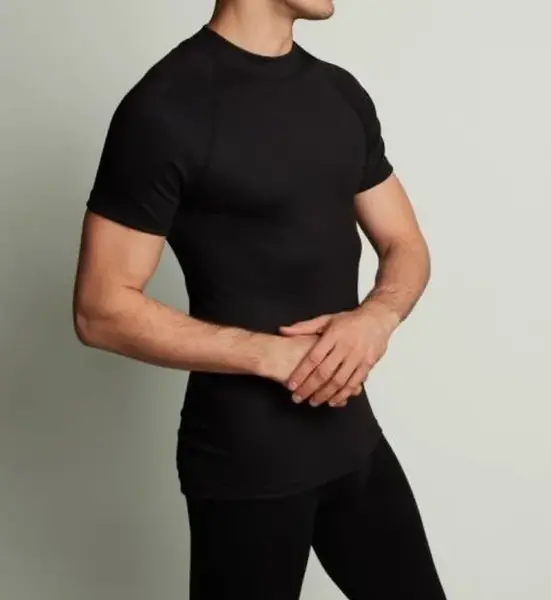 Ten Cate heren thermo shirt Korte mouw - Thermo ondergoed heren - Ronde hals -  Thermo kleding heren Ten Cate heren thermo shirt Korte mouw - Thermo ondergoed heren - Ronde hals -  Thermo kleding heren