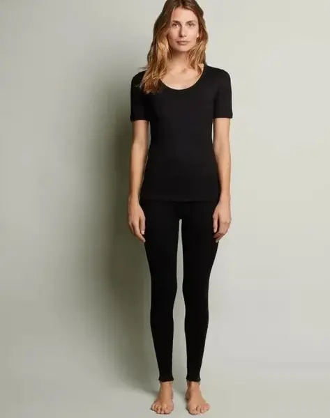 Ten Cate thermobroek dames - Legging pants - Warme winter thermolegging - Zwart - Wit Ten Cate thermobroek dames - Legging pants - Warme winter thermolegging - Zwart - Wit