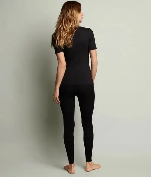 Ten Cate thermobroek dames - Legging pants - Warme winter thermolegging - Zwart - Wit Ten Cate thermobroek dames - Legging pants - Warme winter thermolegging - Zwart - Wit