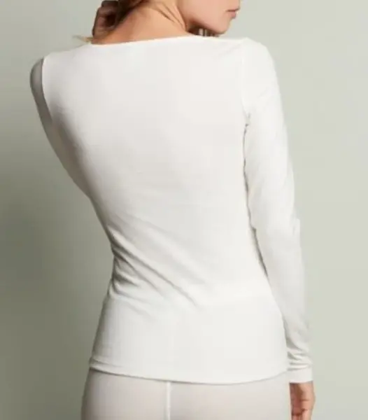 Ten Cate dames thermo shirt Lange mouw - Kanten Thermo ondergoed dames - Viloft - Diepe hals Ten Cate dames thermo shirt Lange mouw - Kanten Thermo ondergoed dames - Viloft - Diepe hals