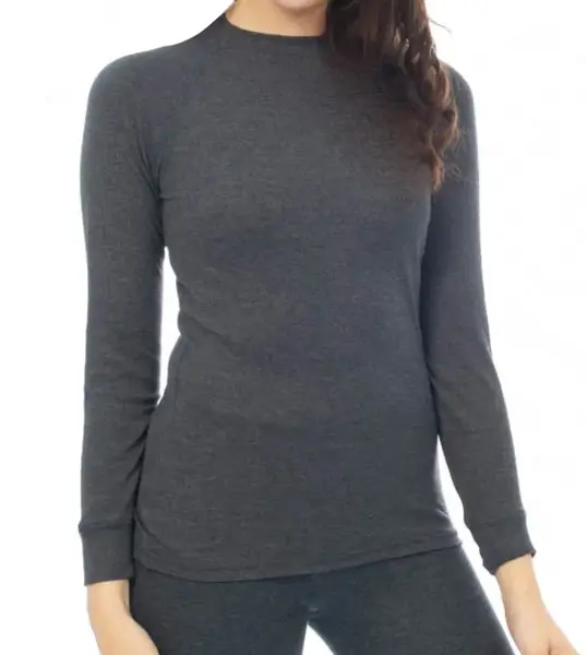 Heatkeeper Thermo ondergoed shirt dames - Lange mouw - Thermisch warm winter shirt - Hoge hals