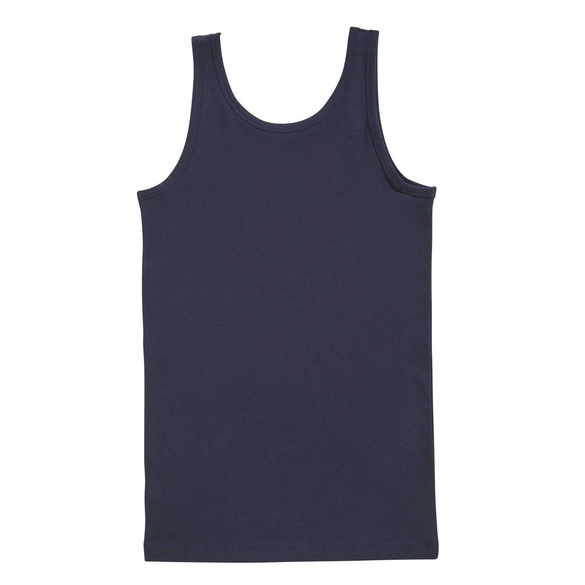 Ten Cate uni Jongens hemd Organic 31964 - Kinder onderhemd Biologisch katoen - Wit - Zwart - Donkerblauw - Grijs