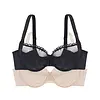 Dorina 2-pack Beugel Bh's - Zonder vulling - Grote maten bh
