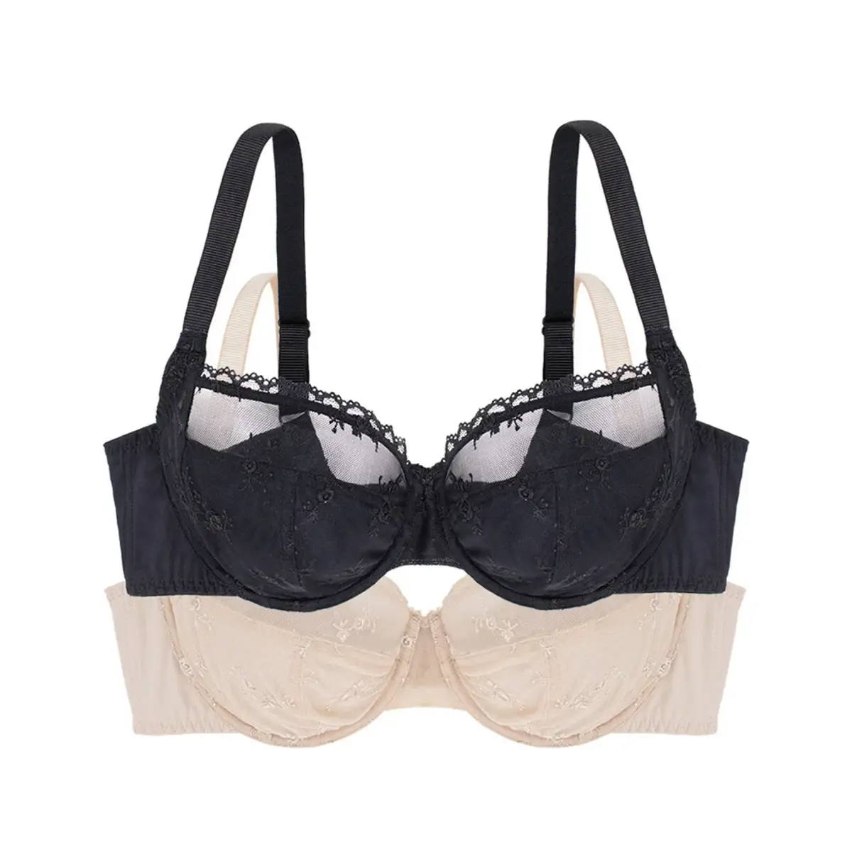 Dorina 2-pack Beugel Bh's - Zonder vulling - Grote maten bh Dorina 2-pack Beugel Bh's - Zonder vulling - Grote maten bh