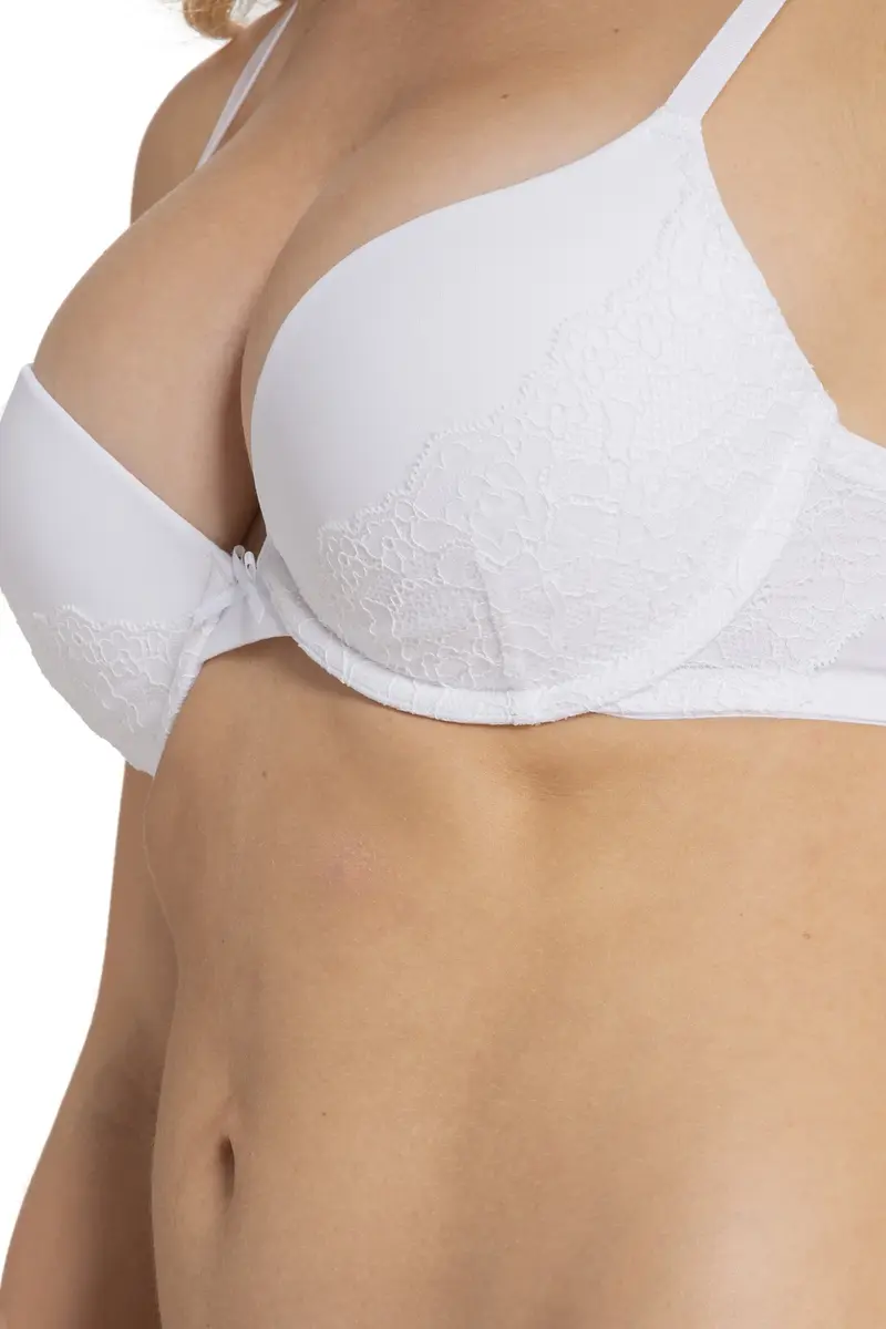 Dorina Push up BH - Coral - Lexi - Wit Dorina Push up BH - Coral - Lexi - Wit