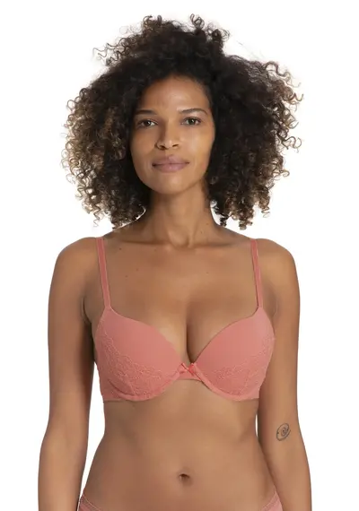 Dorina Push up BH met beugel - Coral - Lexi Dorina Push up BH met beugel - Coral - Lexi