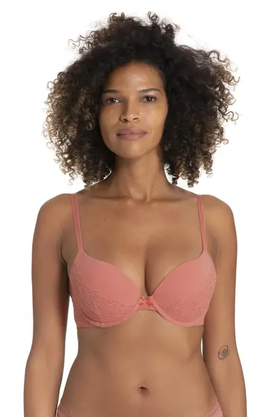 Dorina Push up BH met beugel - Coral - Lexi