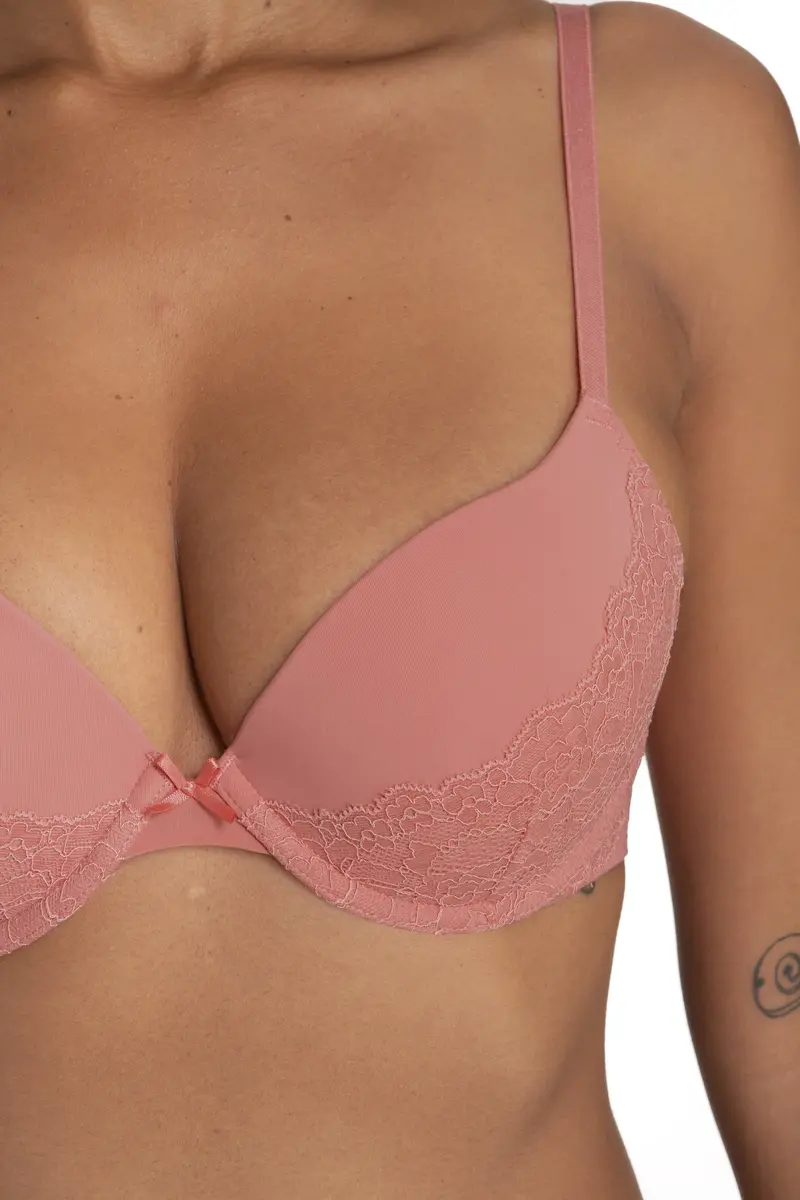 Dorina Push up BH met beugel - Coral - Lexi Dorina Push up BH met beugel - Coral - Lexi