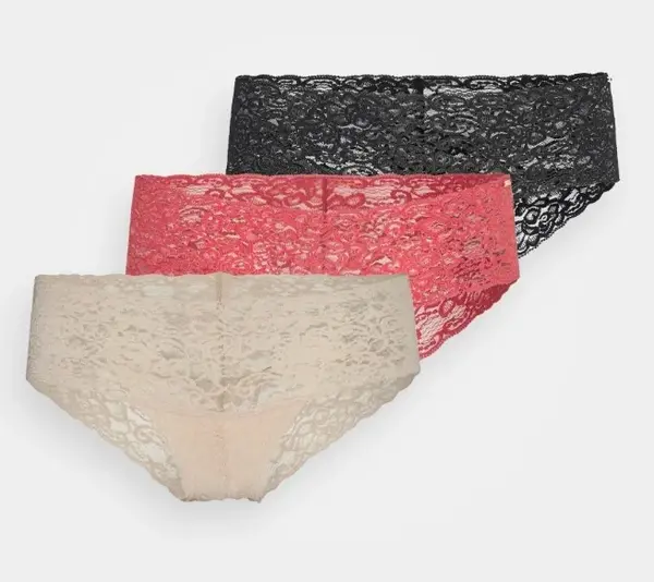 Dorina Dames slip 3-pack Kant - Lana - Kanten dames onderbroeken - microfiber ondergoed Dorina Dames slip 3-pack Kant - Lana - Kanten dames onderbroeken - microfiber ondergoed