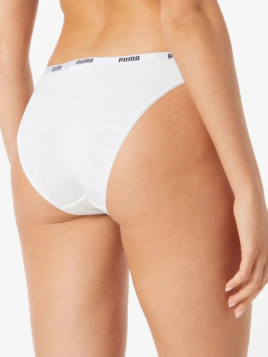 Puma 2-Pack dames Bikini slips - Lage dames katoenen modal slips Puma 2-Pack dames Bikini slips - Lage dames katoenen modal slips