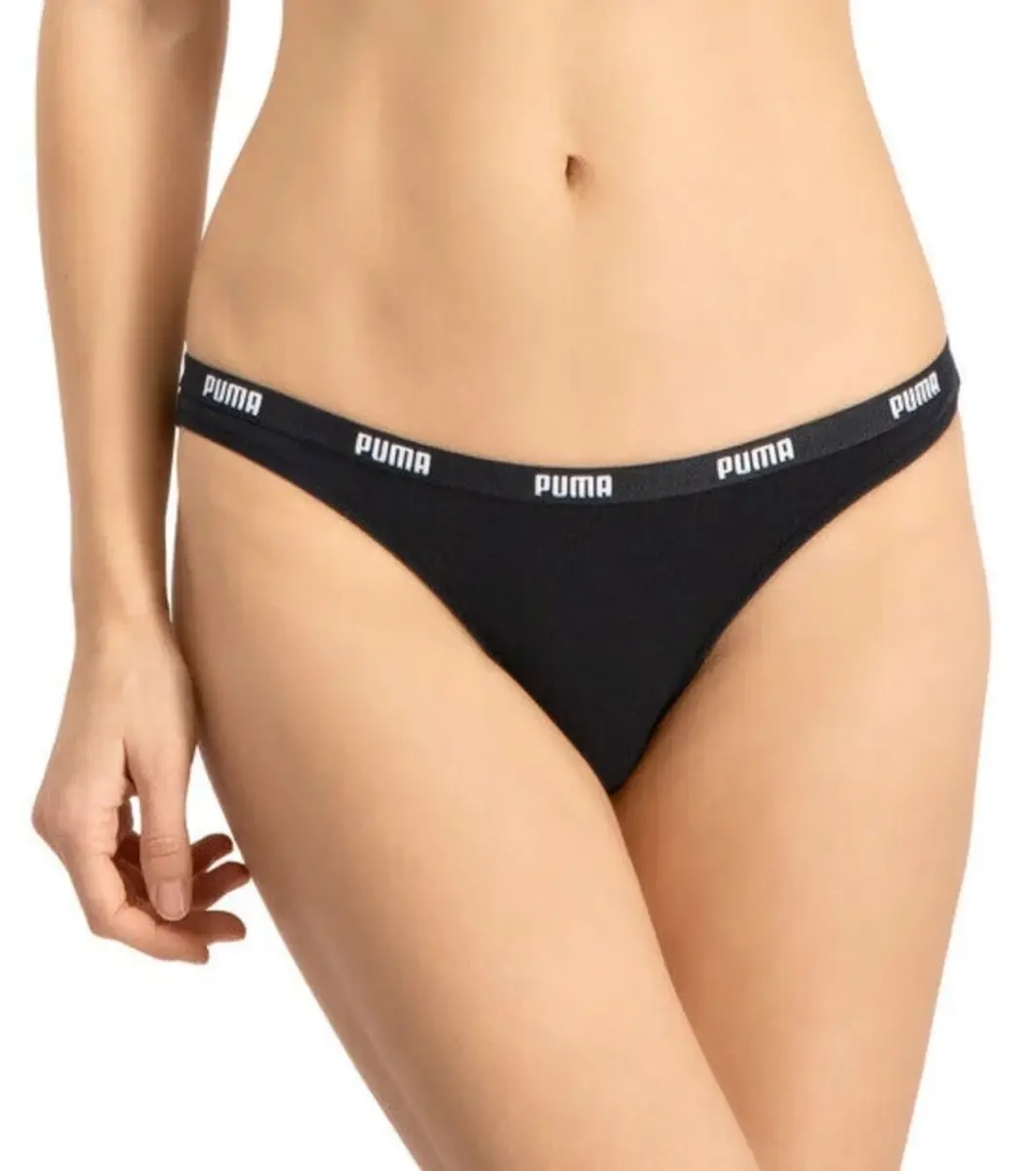 Puma 2-Pack dames Bikini slips - Lage dames katoenen modal slips