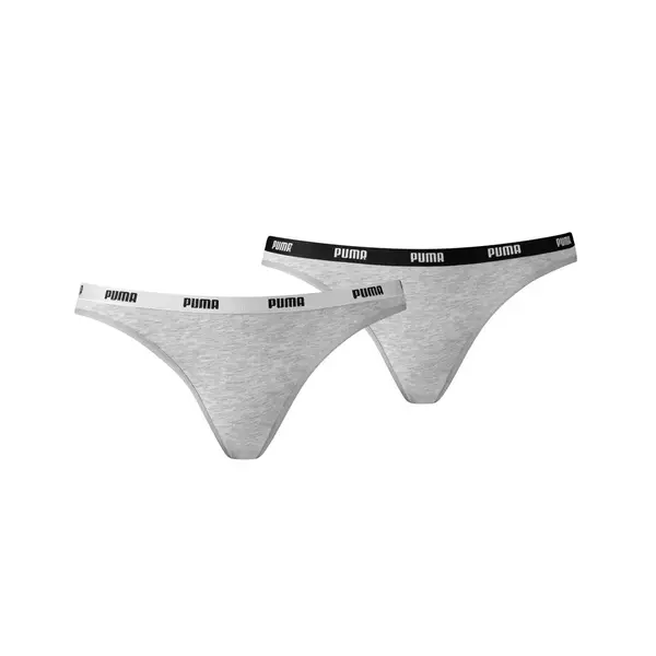 Puma 2-Pack dames Bikini slips - Lage dames katoenen modal slips Puma 2-Pack dames Bikini slips - Lage dames katoenen modal slips
