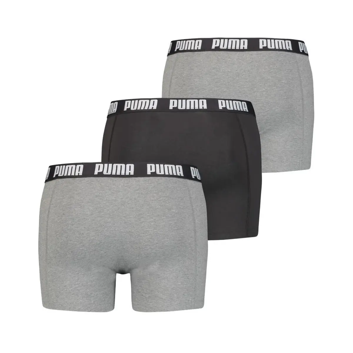 Puma 3-pak Heren Boxershort Everyday - Katoenen heren onderbroeken - Zwart - Grijs- Donkerblauw Puma 3-pak Heren Boxershort Everyday - Katoenen heren onderbroeken - Zwart - Grijs- Donkerblauw