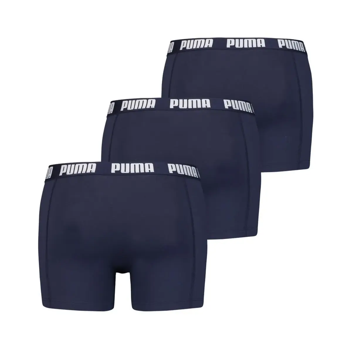 Puma 3-pak Heren Boxershort Everyday - Katoenen heren onderbroeken - Zwart - Grijs- Donkerblauw Puma 3-pak Heren Boxershort Everyday - Katoenen heren onderbroeken - Zwart - Grijs- Donkerblauw