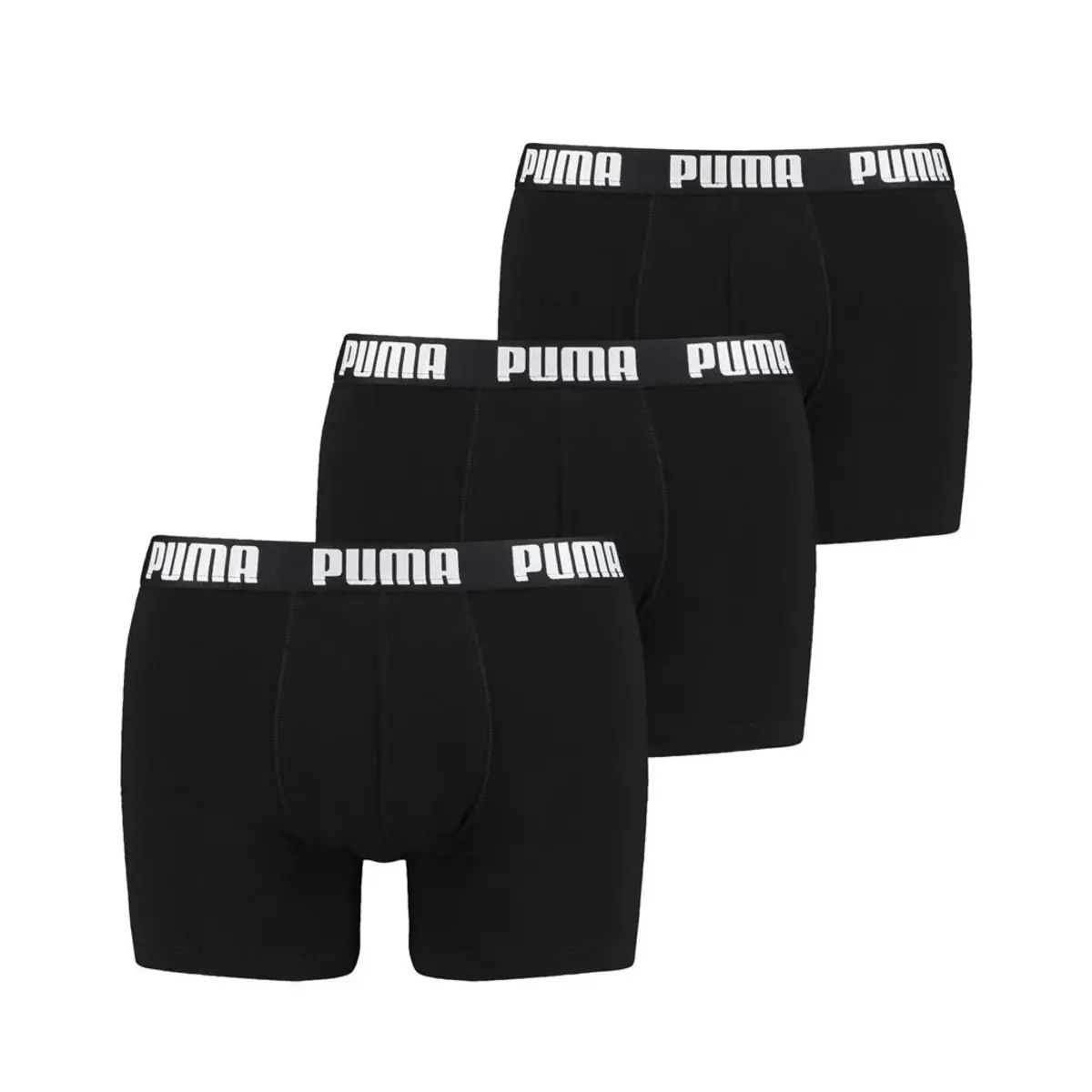 Puma 3-pak Heren Boxershort Everyday - Katoenen heren onderbroeken - Zwart - Grijs- Donkerblauw Puma 3-pak Heren Boxershort Everyday - Katoenen heren onderbroeken - Zwart - Grijs- Donkerblauw