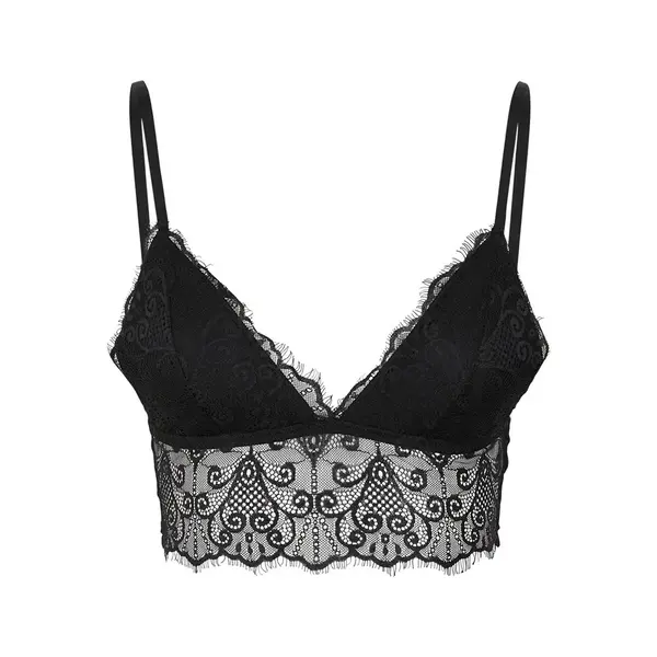 Pieces Bralette kant - Kanten bra Top - BH Top zwart Pieces Bralette kant - Kanten bra Top - BH Top zwart