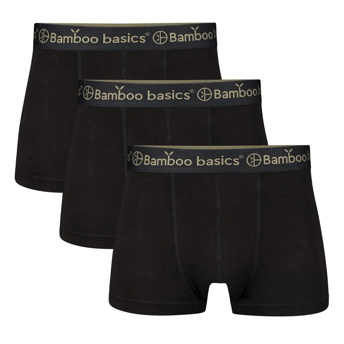 Bamboo Basics 3-pak heren boxers korte pijpjes - Liam - Zwart - Zwarte bamboe heren onderbroek Bamboo Basics 3-pak heren boxers korte pijpjes - Liam - Zwart - Zwarte bamboe heren onderbroek