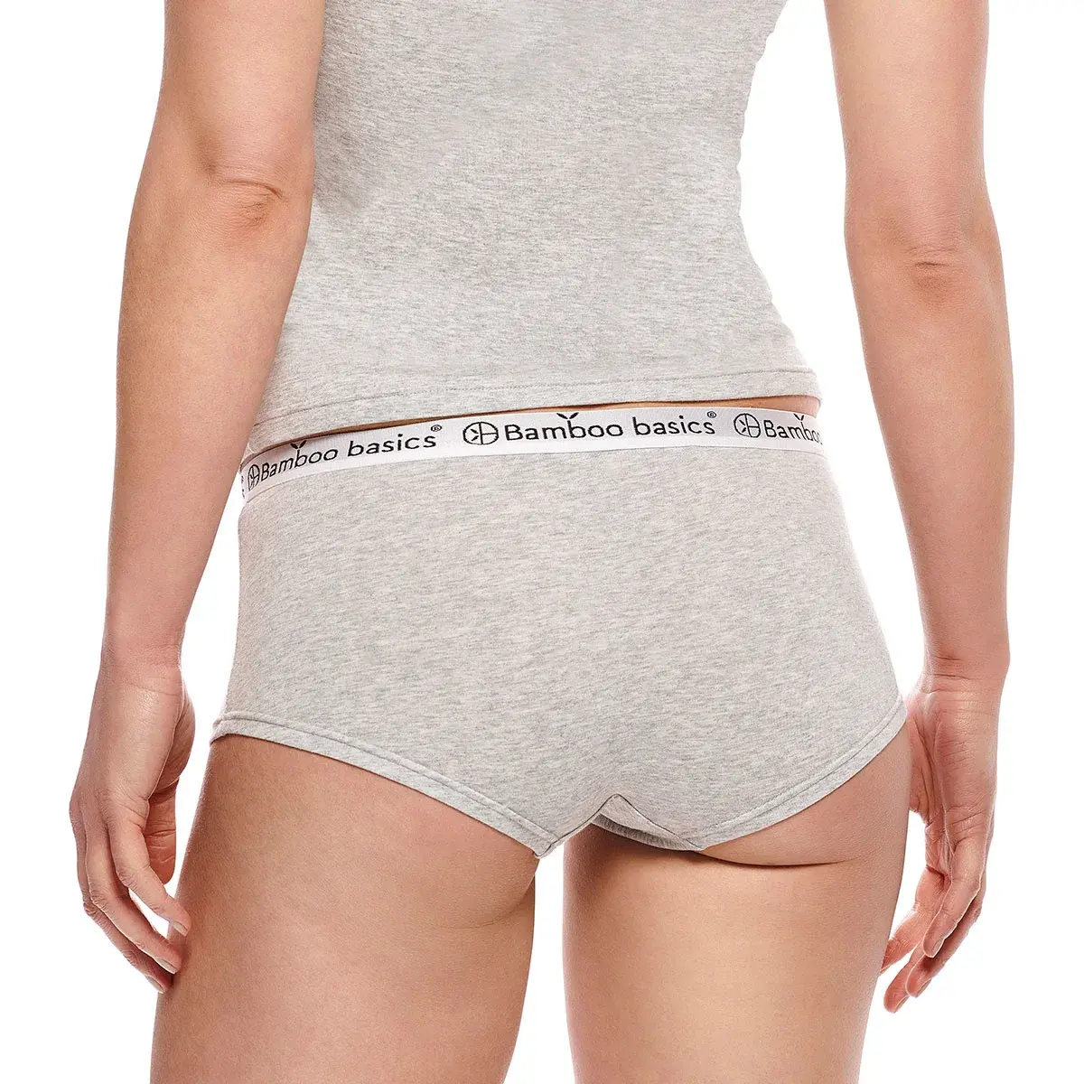 Bamboo Basics 2-pak Hipsters dames - Iris - Bamboe dames short zwart - Hipster ondergoed dames - Elastische band